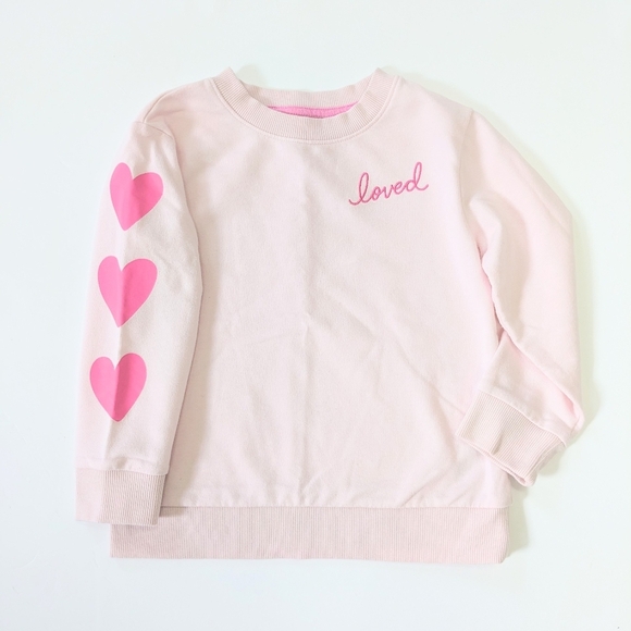 Cat & Jack Long Sleeve 'Heart/Loved' Top Bundle - Picture 12 of 16
